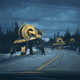 Illustration for article titled Latest Sci-Fi Art From Simon Stålenhag Captures The Strangeness Of The Road Aheadem/em